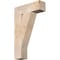 Ekena Millwork Traditional Block Smooth Bracket, Douglas Fir, 5 1/2"W x 20"D x 32"H BKT06X20X32TRA05SDF - alternate 1